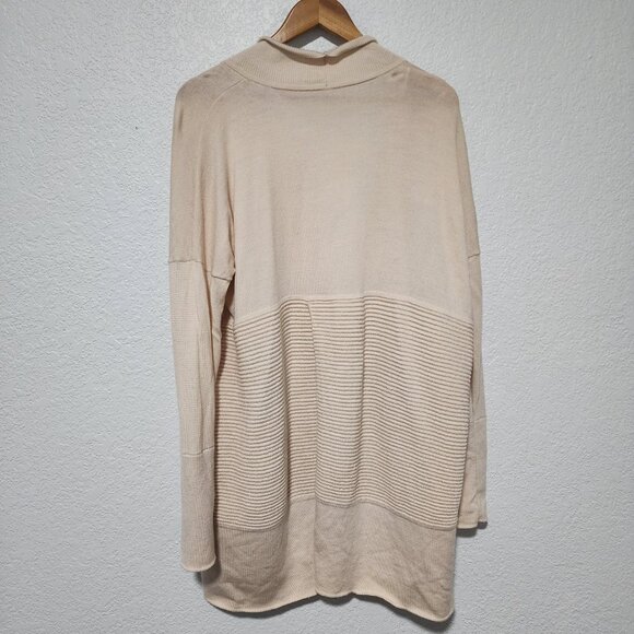 Lululemon Cardigan Long Sleeve Cream Color Everyday Wear Comfy Size 8/10 Large - Picture 2 of 7